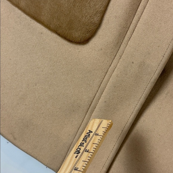 Club Monaco Ryan Italian Wool Hooded Camel Coat - Picture 6 of 14